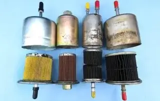 four types of fuel filters for replacement